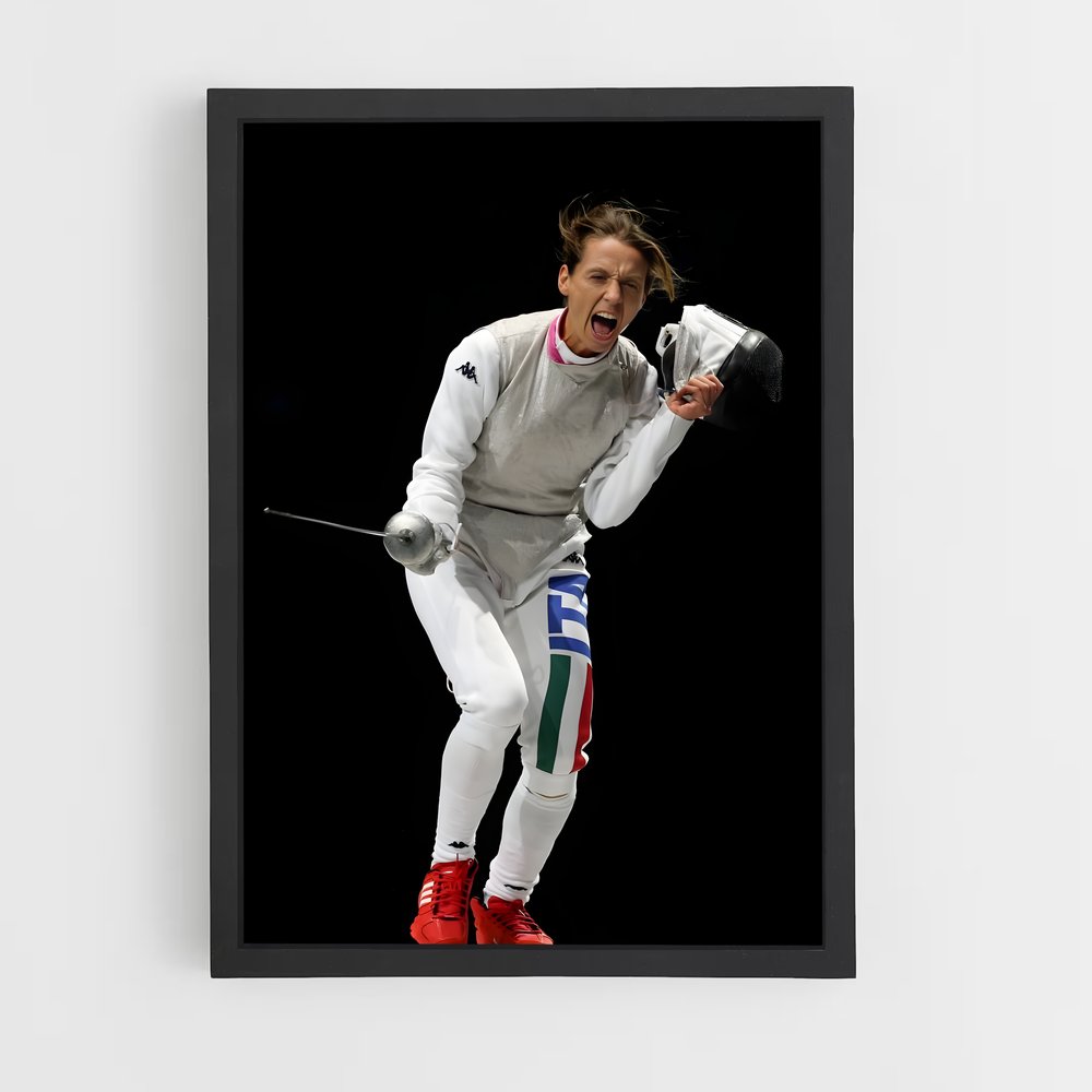 Poster Duel d'Épée – affiche Escrime (vue 2)